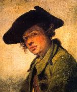 Jean Baptiste Greuze A Young Man in a Hat Spain oil painting artist
